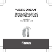 Widex Dream D-9 Bedienungsanleitung