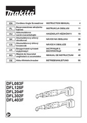 Makita DFL083F Betriebsanleitung