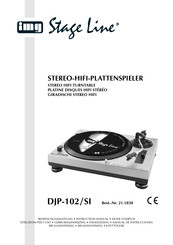 IMG STAGELINE DJP-102/SI Bedienungsanleitung