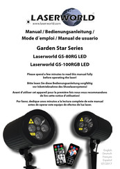 Laserworld Garden Star Serie Bedienungsanleitung