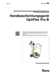 Gema OptiFlex Pro B Kurzbedienungsanleitung