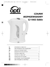 OPTi CJ-1002 Eddie Bedienungsanleitung