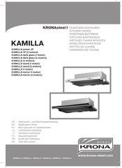 KRONAsteel KAMILLA wood 2 motors Gebrauchs- Und Wartungsanweisung