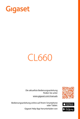 Gigaset CL660 Bedienungsanleitung