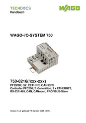 WAGO 750-8216 Serie Handbuch