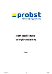 probst KKV 8/14 Betriebsanleitung