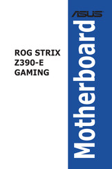 Asus ROG STRIX Z390-E GAMING Bedienungsanleitung