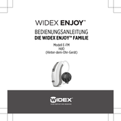 Widex ENJOY E-FM Bedienungsanleitung
