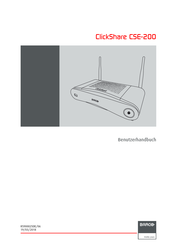 Barco ClickShare CSE-200 Benutzerhandbuch