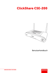 Barco ClickShare CSE-200 Benutzerhandbuch