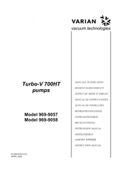 Varian Turbo-V 700HT 969-9445 Bedienungshandbuch