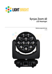 Light Bright Synjax Zoom 40 Bedienungsanleitung