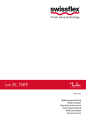 swissflex uni 20_75RF basic Bedienungsanleitung