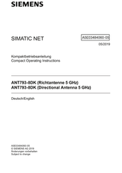 Siemens SIMATIC NET ANT793-8DK Kompaktbetriebsanleitung