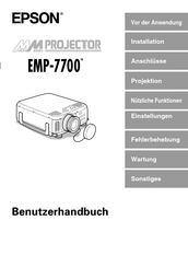 Epson EMP-7700 Benutzerhandbuch