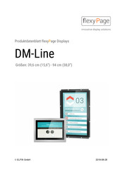 ELFIN flexyPage DM-Line 15,6 Produktdatenblatt
