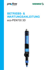 preeflow eco-PEN700 3D Betriebs-/Wartungsanleitung