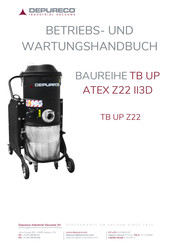 DEPURECO TB UP Z22 Montage-, Betriebs- Und Wartungshandbuch