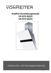 vonReiter VR KFD 90233 Gebrauchs- Und Montageanweisung