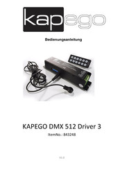 Kapego DMX 512 Driver 4 Bedienungsanleitung
