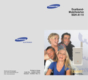 Samsung SGH-A110 Bedienungsanleitung