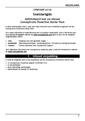 Conceptronic CPNP200P Schnellinstallationsanleitung
