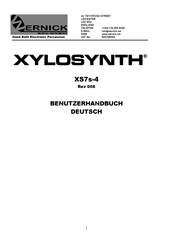 Wernick Xylosynth XS7s-4 Benutzerhandbuch