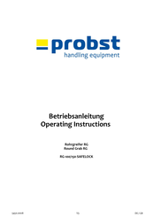 probst RG-Serie Betriebsanleitung