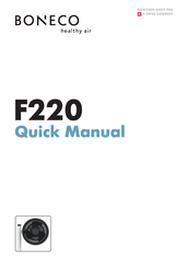 Boneco F220 Kurzanleitung