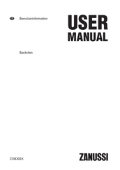 Zanussi ZOB300X Benutzerinformation