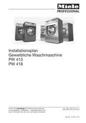 Miele PW 413 Installationsanleitung