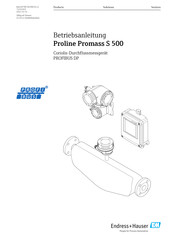 Endress+Hauser Proline Promass S 500 Betriebsanleitung