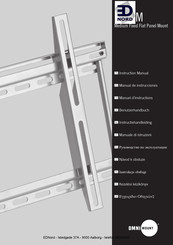 Omnimount Medium Fixed Flat Panel Mount Benutzerhandbuch