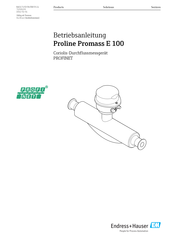 Endress+Hauser Proline Promag E 100 Betriebsanleitung