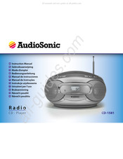 Audiosonic CD-1581 Bedienungsanleitung