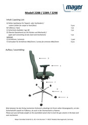Mayer 2288 Montageanleitung