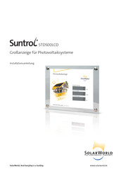 SolarWorld Suncontrol STD500LCD Installationsanleitung