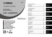 Yamaha AVENTAGE CX-A5200 Schnellstartanleitung
