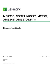 Lexmark MX721 Benutzerhandbuch