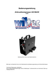 WilTec Airbrushkompressor Bedienungsanleitung