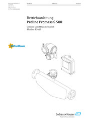 Endress+Hauser Proline Promass S 500 Betriebsanleitung