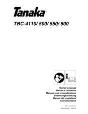 Tanaka TBC-4110 Bedienungsanleitung