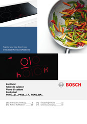 Bosch PKN6BA1 Serie Gebrauchsanleitung