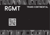 RGMT TRANS-CONTINENTAL Bedienungsanleitung