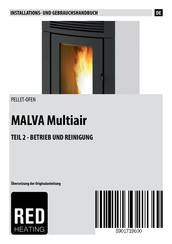 RED MALVA Multiair Betrieb Und Reinigung