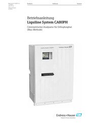 Endress+Hauser Liquiline System CA80PH Betriebsanleitung