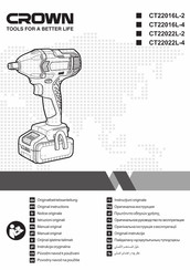 Crown CT22022L-2 Originalbetriebsanleitung