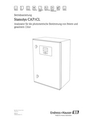 Endress+Hauser Stamolys CA71CL Betriebsanleitung