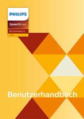 Philips SpeechExec LFH4512 Benutzerhandbuch