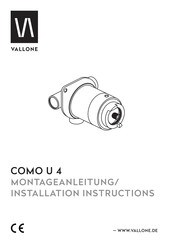VALLONE COMO U 4 Montageanleitung